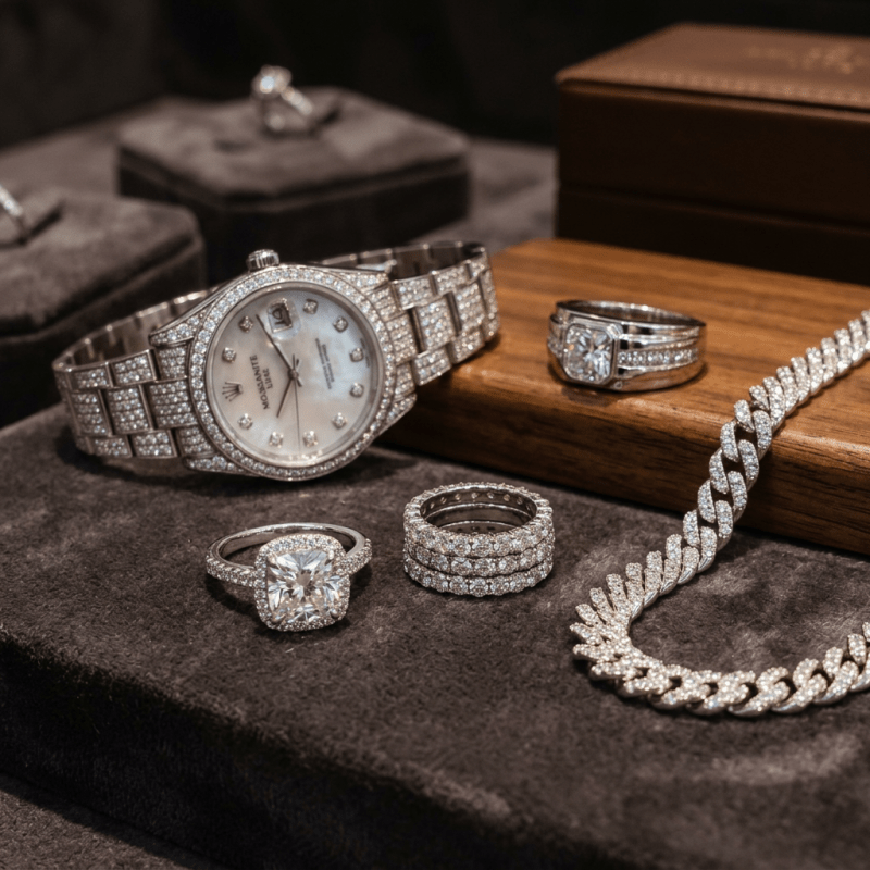 Premium Moissanite & Diamond Jewelry | Hip Hop Chains, Rings &&nbsp;Watches